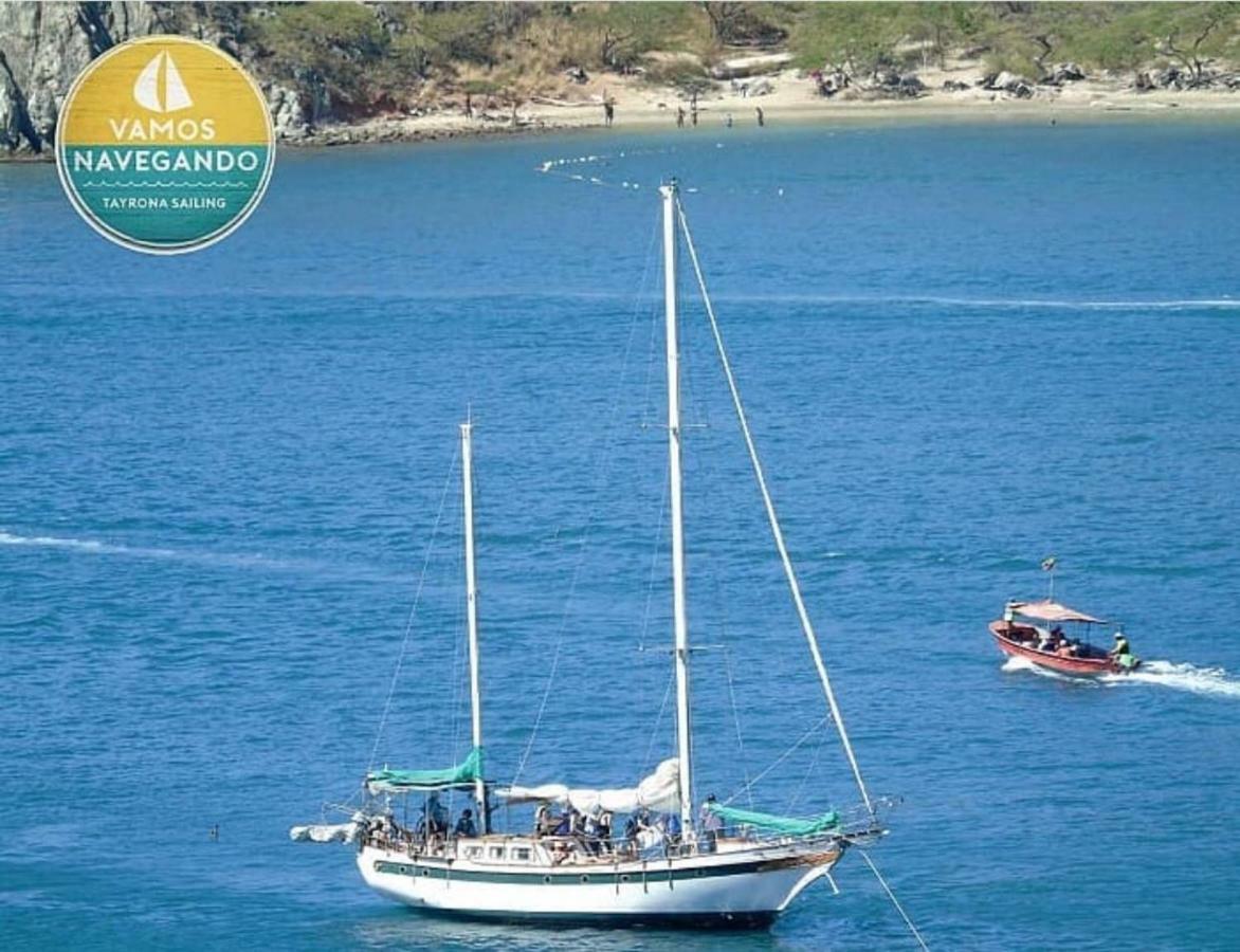 The Cantamar Beach Hostel سانتا مارتا المظهر الخارجي الصورة